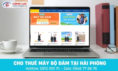 Cho thuê máy bộ đàm cầm tay chính hãng, giá rẻ tại Hải Phòng